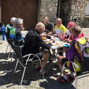 séjour vélo Haut Lignon mai 2021 - pause pique nique