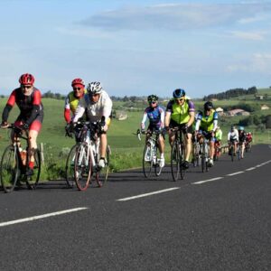 séjour vélo Myrtilles juin 2021 - peloton cyclistes