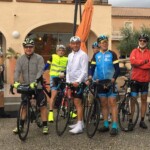 photo du groupe au départ du séjour vélo Castagnades